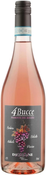 Вино Dezzani, 4 Bucce Rosato, Piemonte DOC, 2021