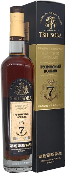 Коньяк Georgian Wine House, "Tbilisoba" 7 Years Old, gift box, 0.5 л
