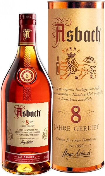Бренди Asbach Privatbrand 8 Jahre, gift box, 0.7 л