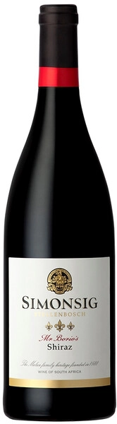 Вино Simonsig, Mr Borio's Shiraz, 2021