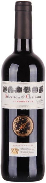 Вино Selection des Chateaux de Bordeaux Rouge