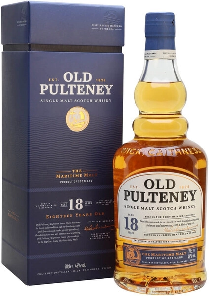 Виски Old Pulteney 18 Years Old, gift box, 0.7 л