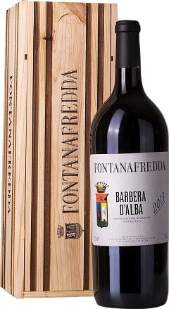 Вино Fontanafredda, Barbera d'Alba DOC, 2013, gift box, 1.5 л