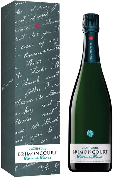 Шампанское Brimoncourt, Blanc de Blancs Brut, Champagne AOC, gift box