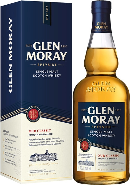 Виски Glen Moray Our Classic, gift box, 0.7 л