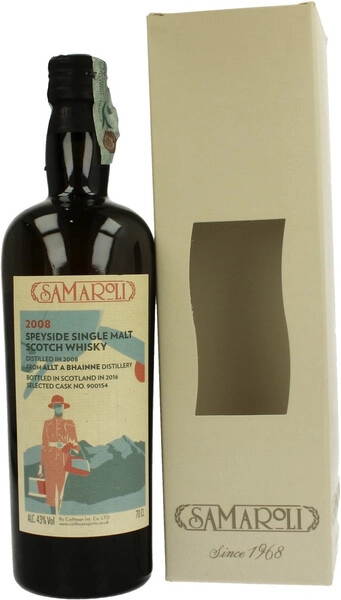 Виски Samaroli, Allt a Bhainne, 2008, gift box, 0.75 л