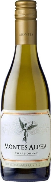 Вино Montes Alpha Chardonnay, Aconcagua Costa DO, 2022, 375 мл