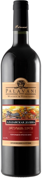 Вино Palavani, Alazani Valley Red