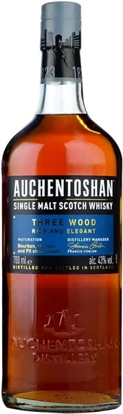 Виски Auchentoshan "Three Wood", 0.7 л
