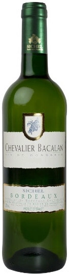 Вино Sichel, Chevalier Bacalan Blanc, Bordeaux AOC