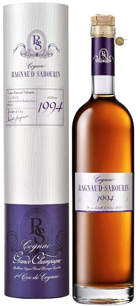 Коньяк Ragnaud-Sabourin, Grande Champagne 1er Cru AOC, 1994, gift box, 0.7 л