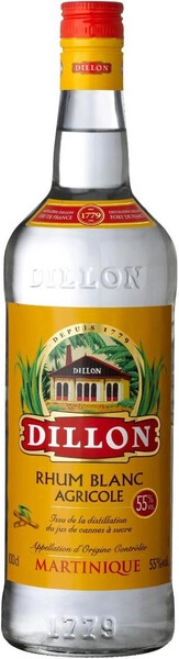 Ром Dillon Rhum Blanc, Martinique AOC, 1 л
