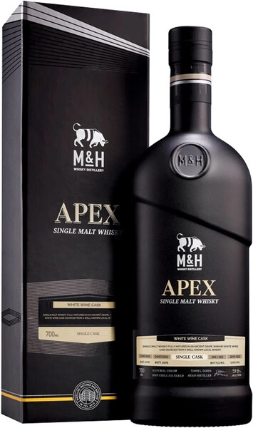 Виски M&H, Apex White Wine Cask, gift box, 0.7 л