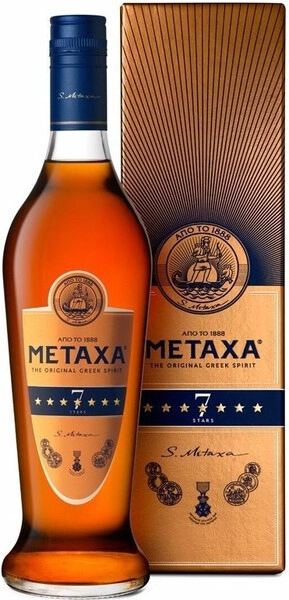 Бренди Metaxa 7*, gift box, 0.7 л