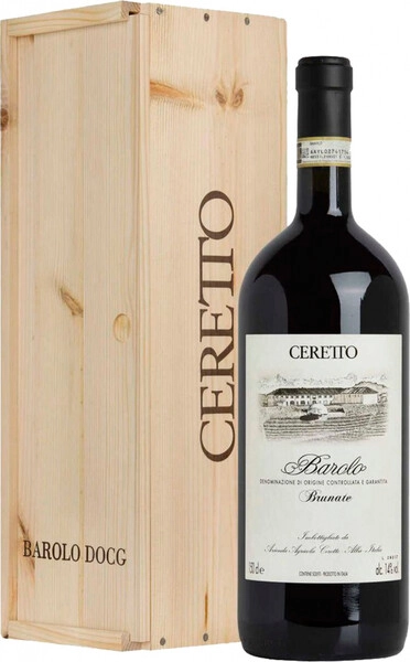 Вино Ceretto, Barolo Brunate DOCG, 2019, wooden box, 1.5 л