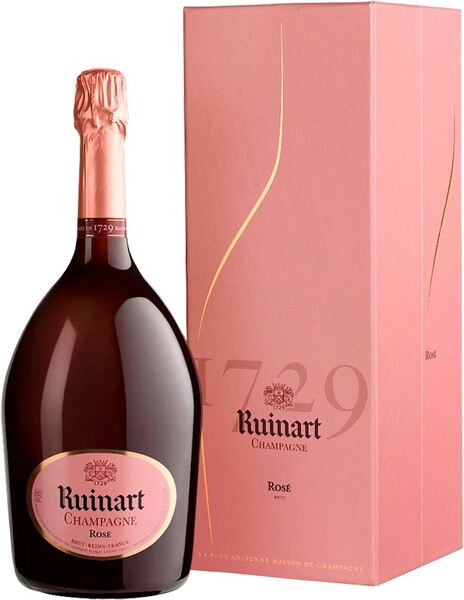 Шампанское Ruinart, Rose Brut, gift box, 1.5 л