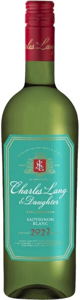 Вино Charles S. Lang & Daughter, Sauvignon Blanc, Western Cape WO, 2022
