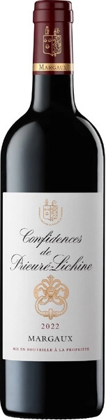 Вино Confidences de Prieure-Lichine, Margaux AOC, 2022
