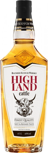 Виски Highland Cattle Blended, 0.7 л