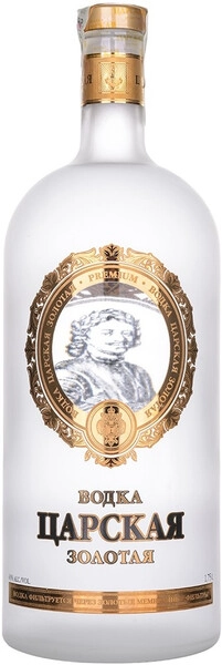 Водка Царская Золотая, 1.75 л