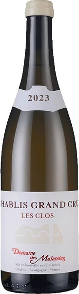 Вино Domaine des Malandes, Chablis Grand Cru Les Clos AOC, 2023