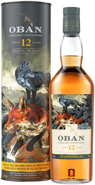 Виски Diageo, Oban 12 Years, Release 2021, in tube, 0.7 л