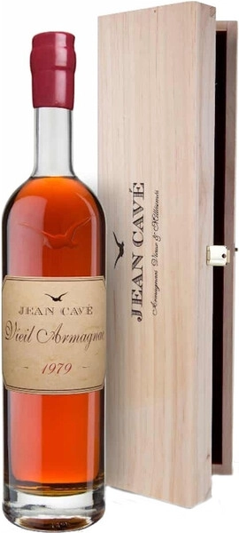 Арманьяк Jean Cave, Vieil Armagnac AOC, 1979, wooden box, 0.7 л