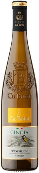 Вино Ca'Botta, Cincia Pinot Grigio, Veneto IGT, 2019