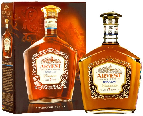 Коньяк "Arvest" Napoleon, gift box, 0.7 л