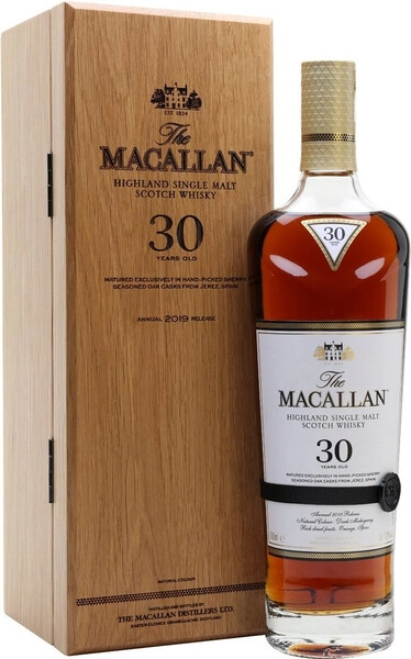 Виски The Macallan 30 Year Old Sherry Oak, wooden box, 0.7 л