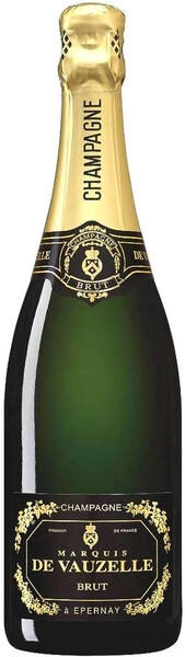 Шампанское "Marquis de Vauzelle" Brut, Champagne AOC, 2020