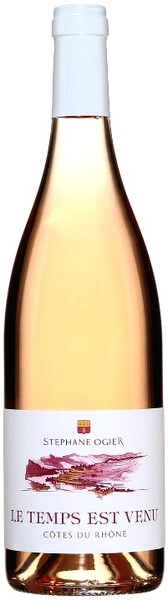 Вино Domaine Michel et Stephane Ogier, Le Temps est Venu Rose, Cotes du Rhone AOC, 2021