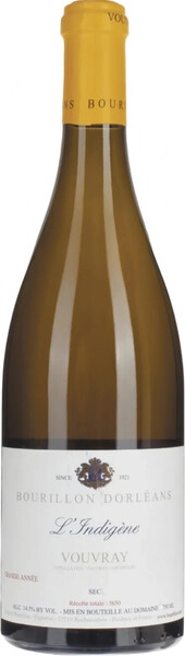 Вино Domaine Bourillon Dorleans, L'Indigene, Vouvray AOP, 2022