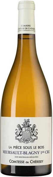 Вино Domaine Comtesse de Cherisey, Meursault-Blagny 1er Cru La Piece Sous le Bois AOC, 2019