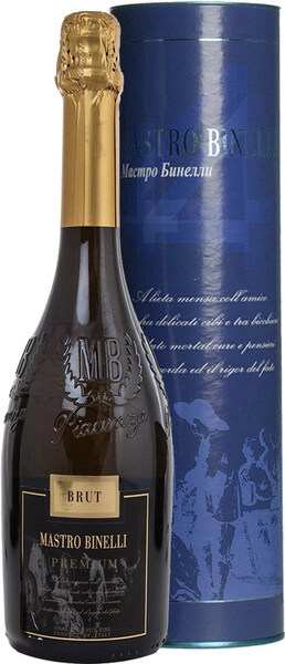 Игристое вино Mastro Binelli Brut, in tube