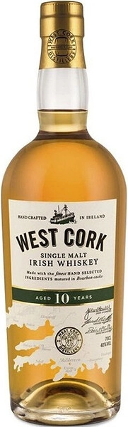 Виски West Cork 10 Years, 0.7 л