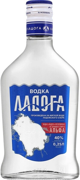 Водка "Ладога", Альфа, 250 мл