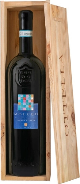 Вино Ottella, Molceo Riserva, Lugana DOC, 2021, wooden box, 1.5 л