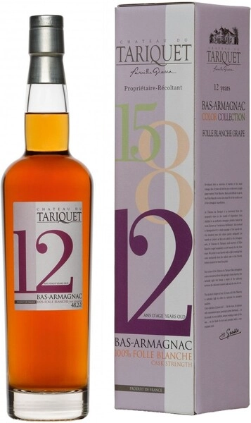 Арманьяк Chateau du Tariquet Folle Blanche 12 years, Bas-Armagnac AOC, gift box, 0.7 л