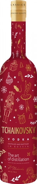 Водка "Tchaikovsky", design "Nutcracker", 0.7 л