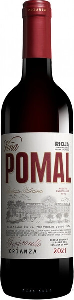 Вино Bilbainas, Vina Pomal Crianza, Rioja DOC, 2021