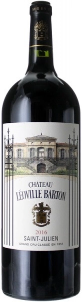 Вино Chateau Leoville Barton, Saint-Julien AOC, 2016, 1.5 л