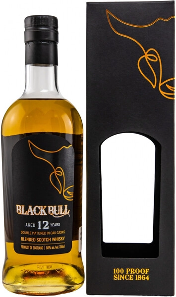 Виски "Black Bull" 12 Years Old, Blended Scotch Whisky, gift box, 0.7 л