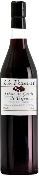 Ликер Massenez, Creme de Cassis de Dijon, 0.7 л