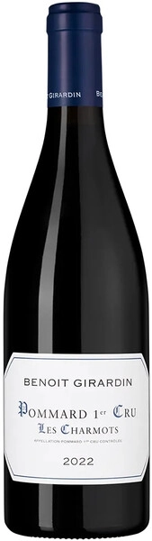 Вино Benoit Girardin, Pommard 1er Cru "Les Charmots" AOC, 2022