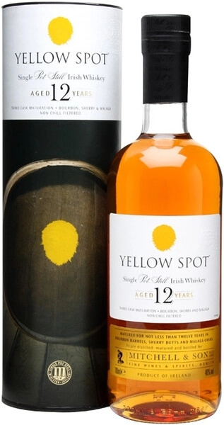 Виски Yellow Spot 12 Years Old, gift tube, 0.7 л
