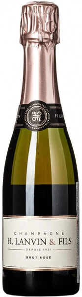 Шампанское Champagne H. Lanvin & Fils, Brut Rose, 2016, 375 мл