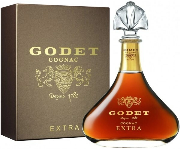 Коньяк Godet, Extra, gift box, 0.7 л