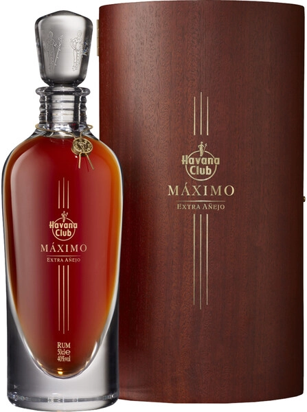 Ром Havana Club Maximo Extra Anejo, wooden box, 0.5 л