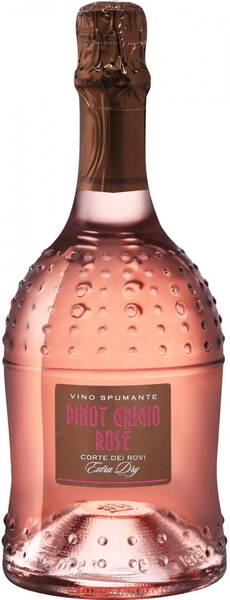 Игристое вино Villa degli Olmi, Corte dei Rovi Pinot Grigio Rose Spumante Extra Dry